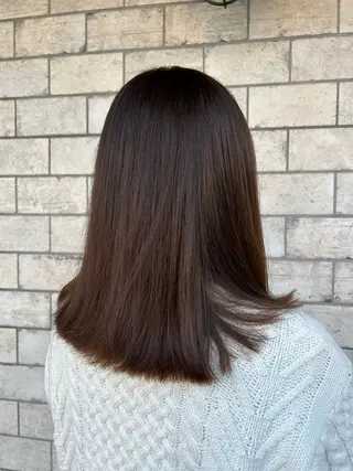 ミディアム カラー 村松 美月のヘアスタイル