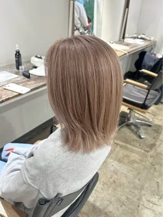 ミディアム カラー etore 矢場町 南沙希のヘアスタイル