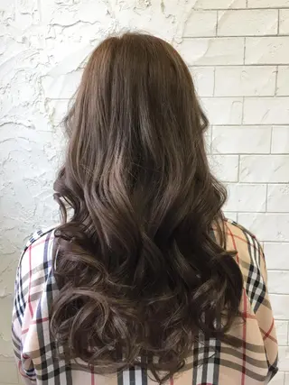 セミロング カラー archange 大井川のヘアスタイル