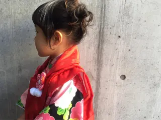 ミディアム ロング ヘアアレンジ キッズ milk所属・キノシタ マユのヘアスタイル