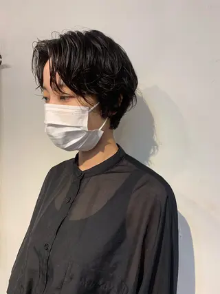 ショート パーマ MOMOKA💫 YARD【学芸大学】のヘアスタイル