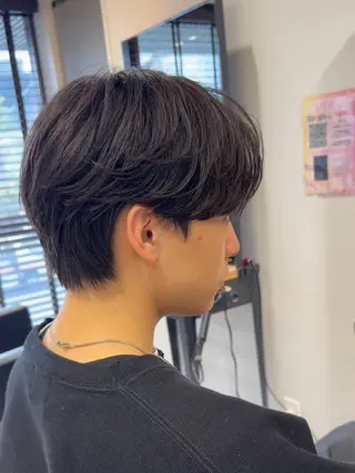 ショート パーマ メンズ サロンズ内B区画所属・新宿メンズ専門 メンズパーマ特化のヘアスタイル