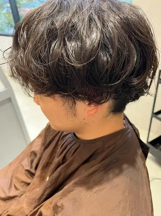 パーマ メンズ 福島 果音のヘアスタイル