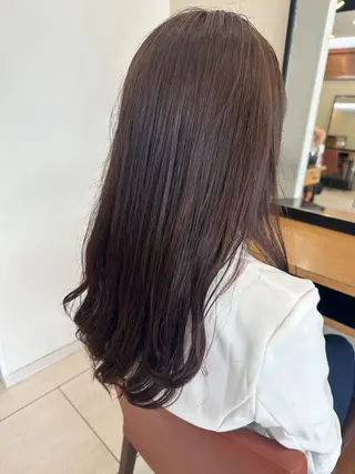 ロング カラー メンズカット/ フェザーパーマ/げんのヘアスタイル