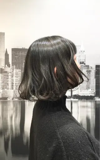 ミディアム カラー Annon プライベートサロンのヘアスタイル