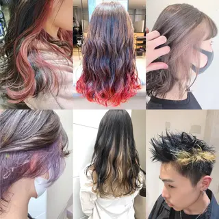 カラー メンズ 🌿earth亀有店 【緑髪のノブ】🌿のヘアスタイル