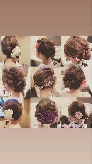 ヘアアレンジ GRANLUSSO 〜グランルッソ駅前店所属・木口 嘉美のヘアスタイル