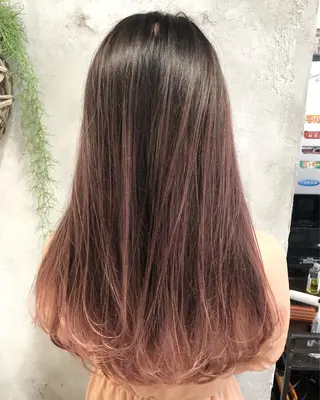 ミディアム カラー ヘアアレンジ 遠藤 拓馬のヘアスタイル