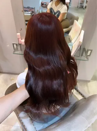 セミロング 🤍艶髪韓国ヘア🤍 Rikoのヘアスタイル