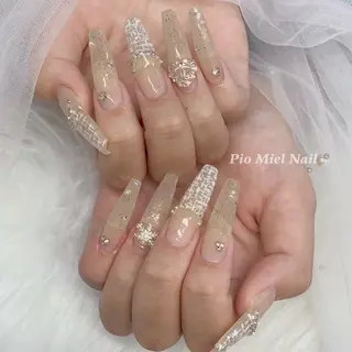 ネイル HANA 長さだしのネイルデザイン