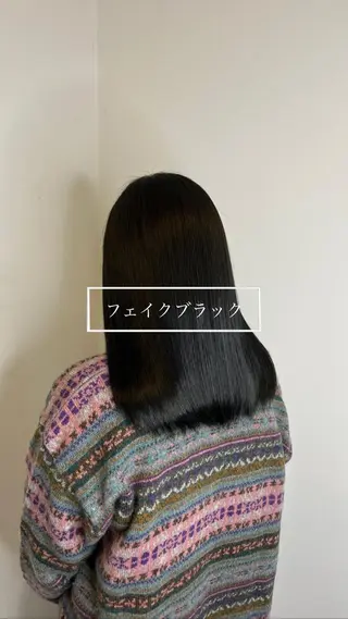 ロング メンズバレイヤージュ 斉藤春のヘアスタイル