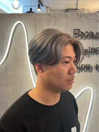 カラー メンズ いぐち しょうた🫧 ブリーチカラー🫧のヘアスタイル