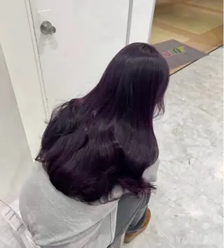 ロング miku/ラベンダー 透明感カラー🪻❤︎のヘアスタイル