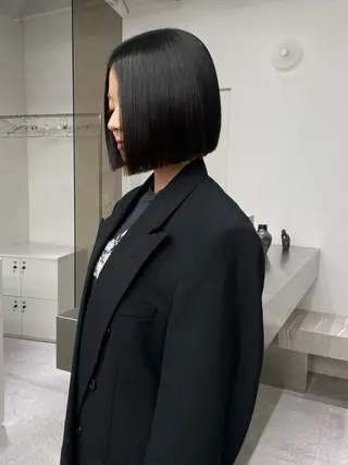 ショート stén所属・HARUKA/原宿 ハイトーン/レイヤーのヘアスタイル