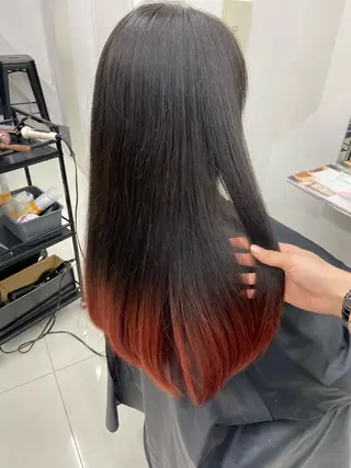 ロング 韓国レイヤー/ヘア カラー🎀ayamiのヘアスタイル