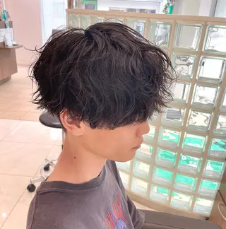 ショート パーマ メンズ 【メンズ特化】 池田大成✂︎のヘアスタイル