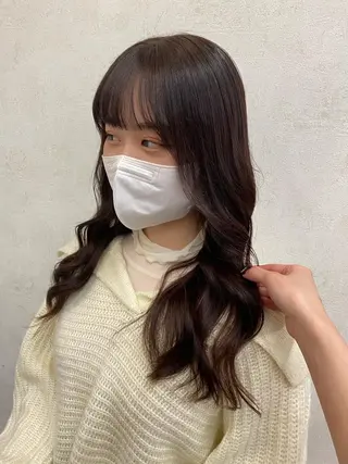 ロング Misaki ║ツヤカラーのヘアスタイル