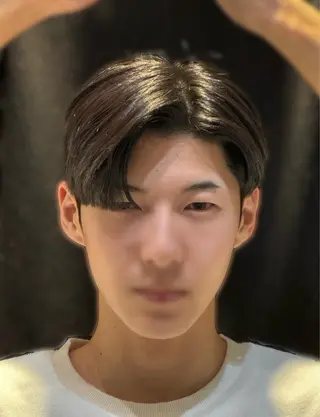 ショート パーマ メンズ YUKI🇰🇷 カルマ／ダウンパーマのヘアスタイル