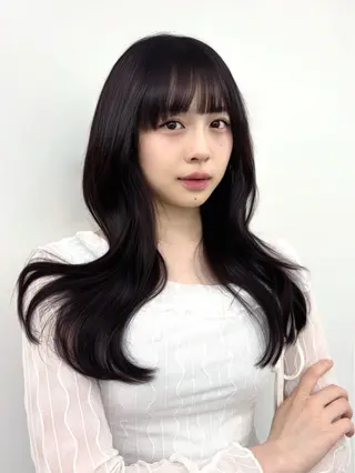 ロング カラー 🫧いちの 🫧のヘアスタイル