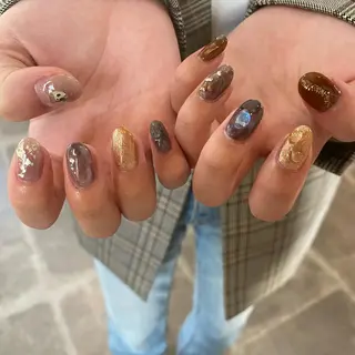 ネイル PLATINUM   DOLL【プラチナムドール】所属・ひろこ eyelist🎀のマツエク・マツパデザイン