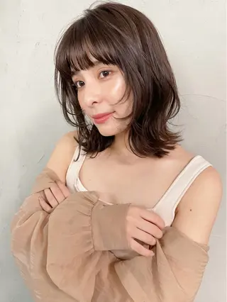 ミディアム 【ボブ/個室サロン】 癒し空間mimuraのヘアスタイル