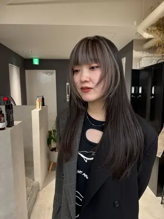 カラー レイヤー/ハイトーン ヒガシサヨのヘアスタイル