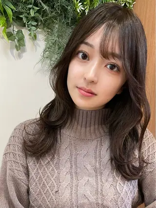 ロング カラー LucksiMie 銀座店所属・【韓国　レイヤー 髪質改善✨】かずのヘアスタイル