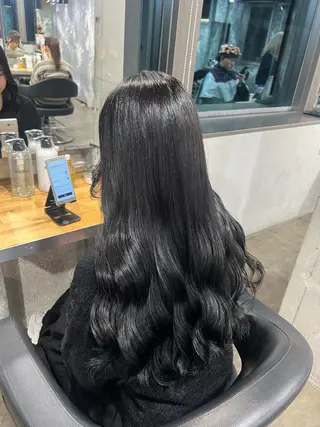 ロング カラー ヘアアレンジ 🥣大人っぽ韓国 スタイル🥣アヤノのヘアスタイル