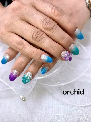 ネイル orchid ♡オーキッドのネイルデザイン
