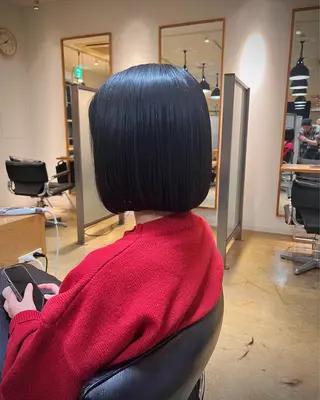 ミディアム カラー パーマ メンズ 🫧レディースボブ 🫧RENのヘアスタイル