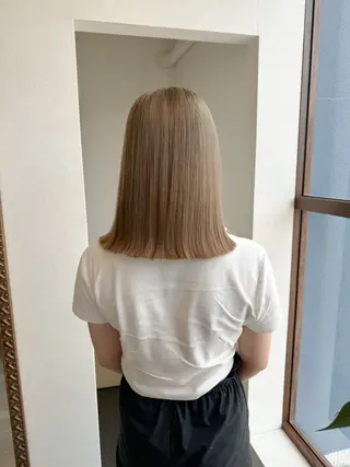 カラー ミツキ/ 透明感カラー/セットのヘアスタイル