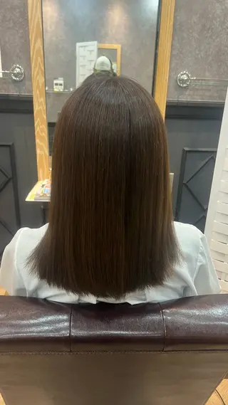 セミロング 河内 大慎のヘアスタイル