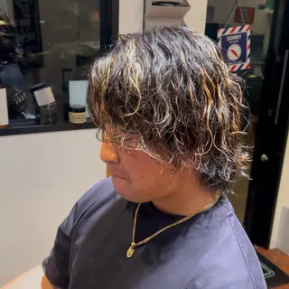 パーマ メンズ メンズサロンGRIT 店長　深山一平のヘアスタイル