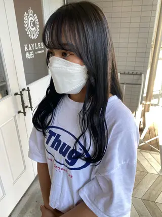 ロング カラー 韓国×髪質改善カラー 💎hinaのヘアスタイル