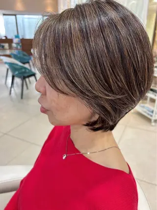 ショート カラー イーストハムネオ高木 亮人🌿のヘアスタイル