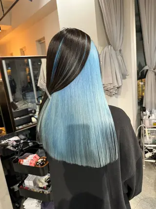 ロング カラー 💜ハイトーン💛 マジカルかいちゃんのヘアスタイル