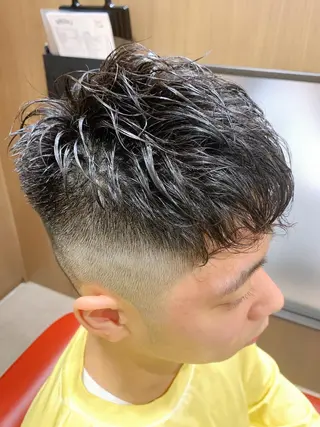 ショート パーマ メンズ mod's hair men所属・モッズヘアメン 我喜屋秀人のヘアスタイル