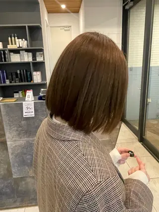 ショート カラー オラプラノ所属・與那覇 有紗のヘアスタイル