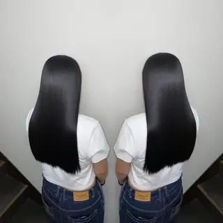 ロング shinka 髪質改善　縮毛矯正所属・美髪ストレート/美髪 レイヤー特化増原優斗のヘアスタイル