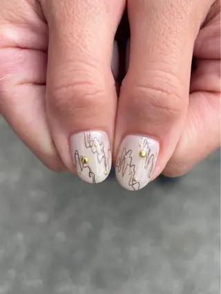 ネイル Ri.nail オクマトモカのネイルデザイン