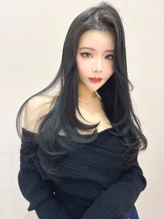 ロング カラー 韓国ヘア/髪質改善 TAKAHIROのヘアスタイル