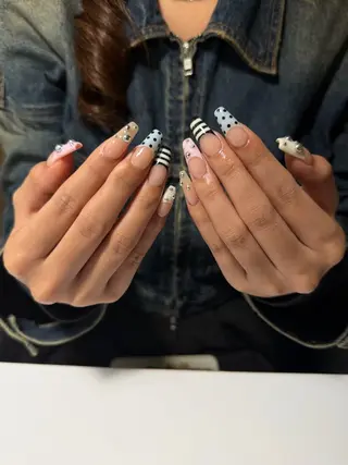 ロング ネイルモデル募集中 minaのネイルデザイン