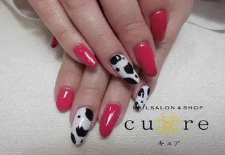 ロング ネイル ネイルサロン Cureのネイルデザイン