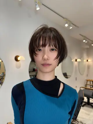 ショート パーマ パーマ/ボブ /レイヤー チヒロのヘアスタイル