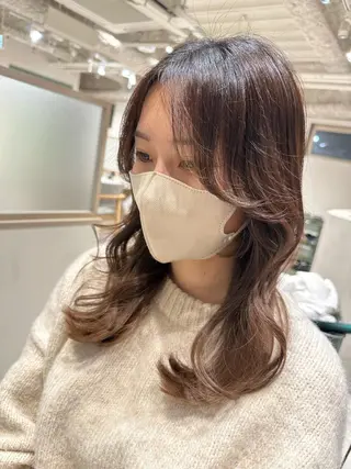 セミロング 【SIUN】健太郎 髪質改善/透明感のヘアスタイル