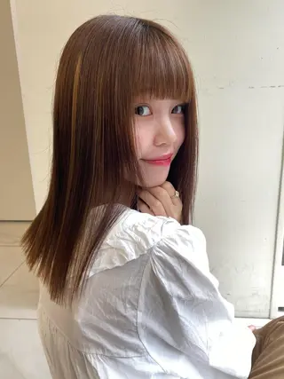 セミロング Emuest(エミュスト)所属・美髪✨Sayaka 髪質改善専門店✨のヘアスタイル