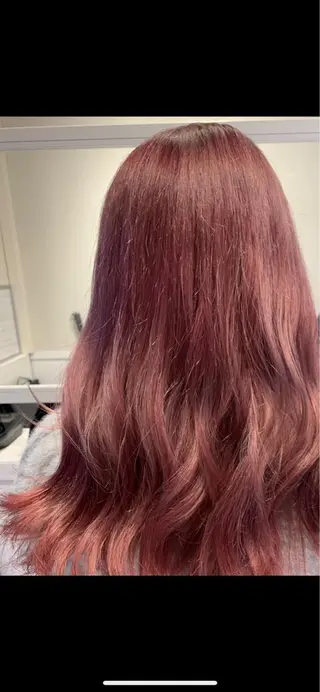 セミロング カラー 顔周り/韓国風 /アイドル 吾妻光のヘアスタイル