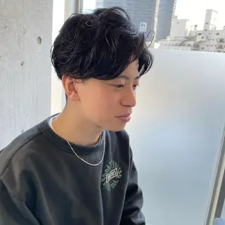 パーマ メンズ YinYang所属・川﨑 章弘のヘアスタイル