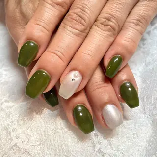 ネイル Nail ヌシん家 AKANEのネイルデザイン