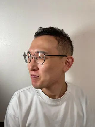 ショート メンズ 髪や目黒店所属・Kamiya's TOKYO 安孫子のヘアスタイル